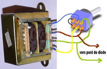 Fabriquer une alimentation avec un transformateur