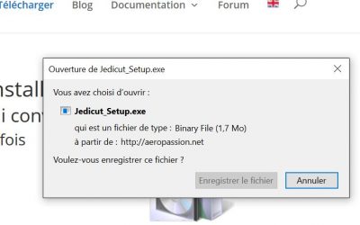 Télécharger et installer Jedicut