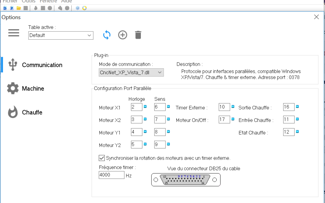 Configurer Jedicut pour sa machine et son contrôleur CNC