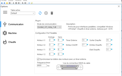 Configurer Jedicut pour sa machine et son contrôleur CNC